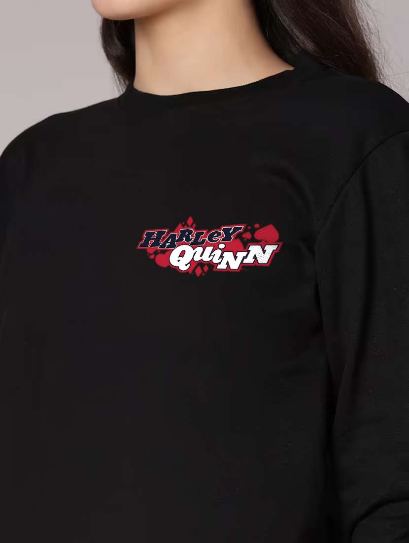 women front & back print long sleeve sweatshirt - 22231627 -  Standard Image - 3