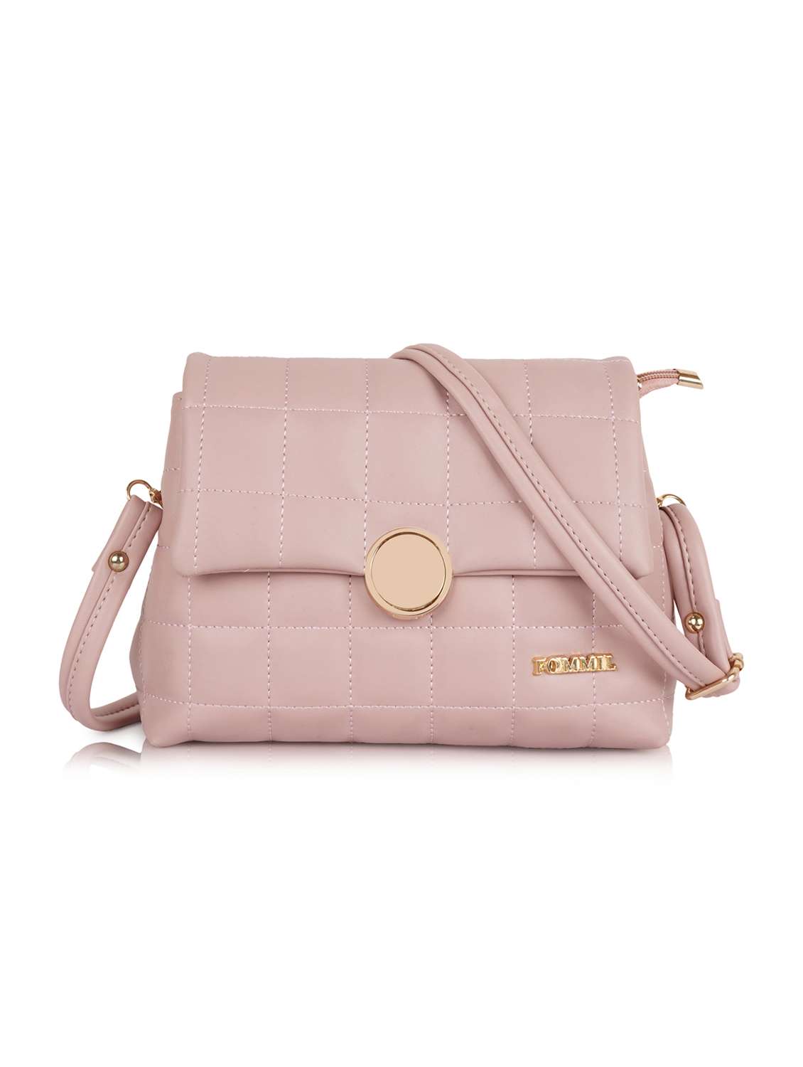 women quilted adjustable strap sling bag