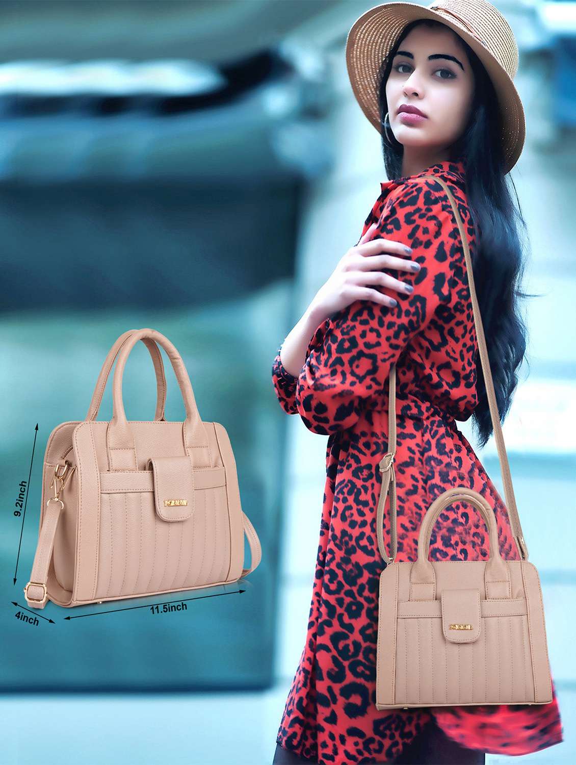 women textured structured quilted handheld bag - 22231710 -  Standard Image - 3