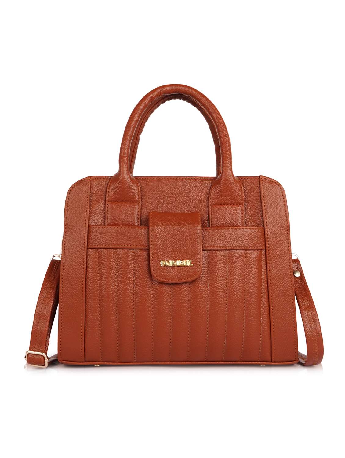 women textured structured quilted handheld bag