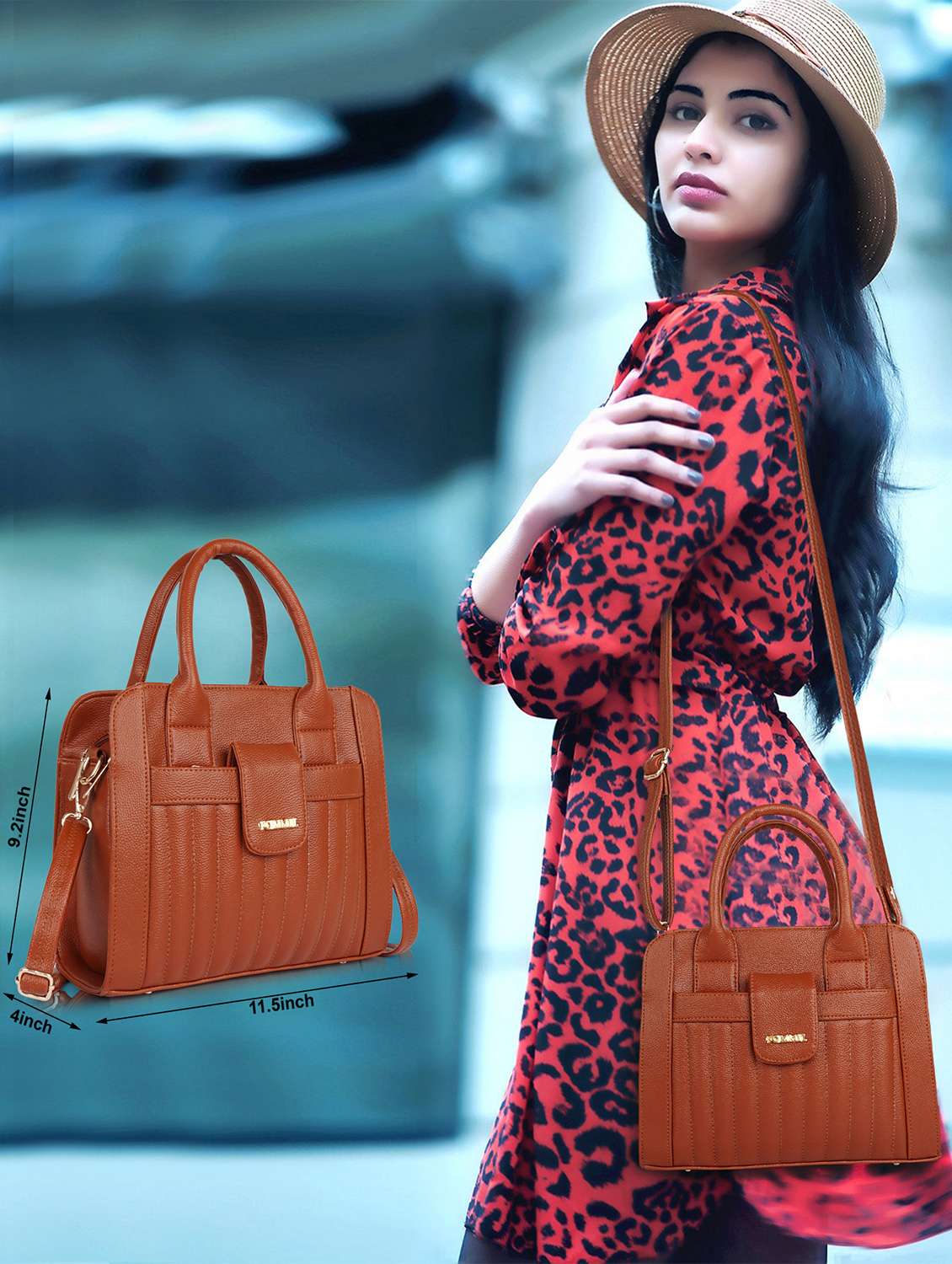 women textured structured quilted handheld bag - 22231713 -  Standard Image - 3