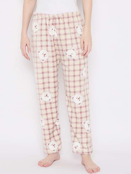 women printed mid rise loungewear pajama - 22231756 -  Standard Image - 0