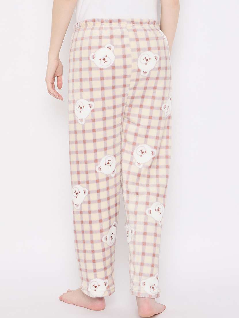 women printed mid rise loungewear pajama - 22231756 -  Standard Image - 3