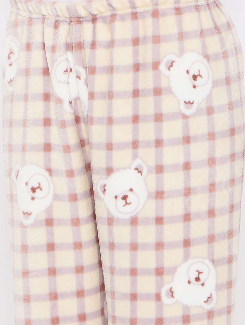 women printed mid rise loungewear pajama - 22231756 -  Standard Image - 5