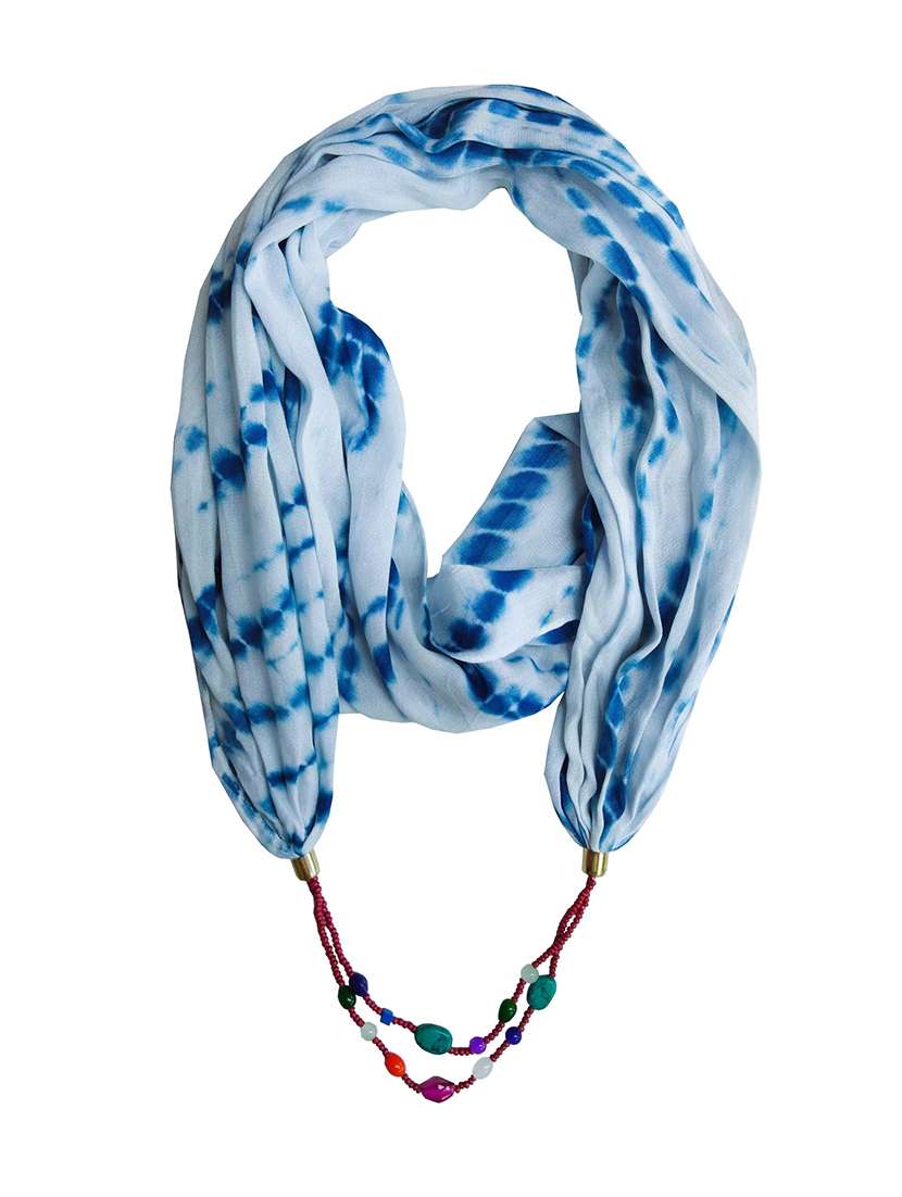 women tie & dye printed scarf