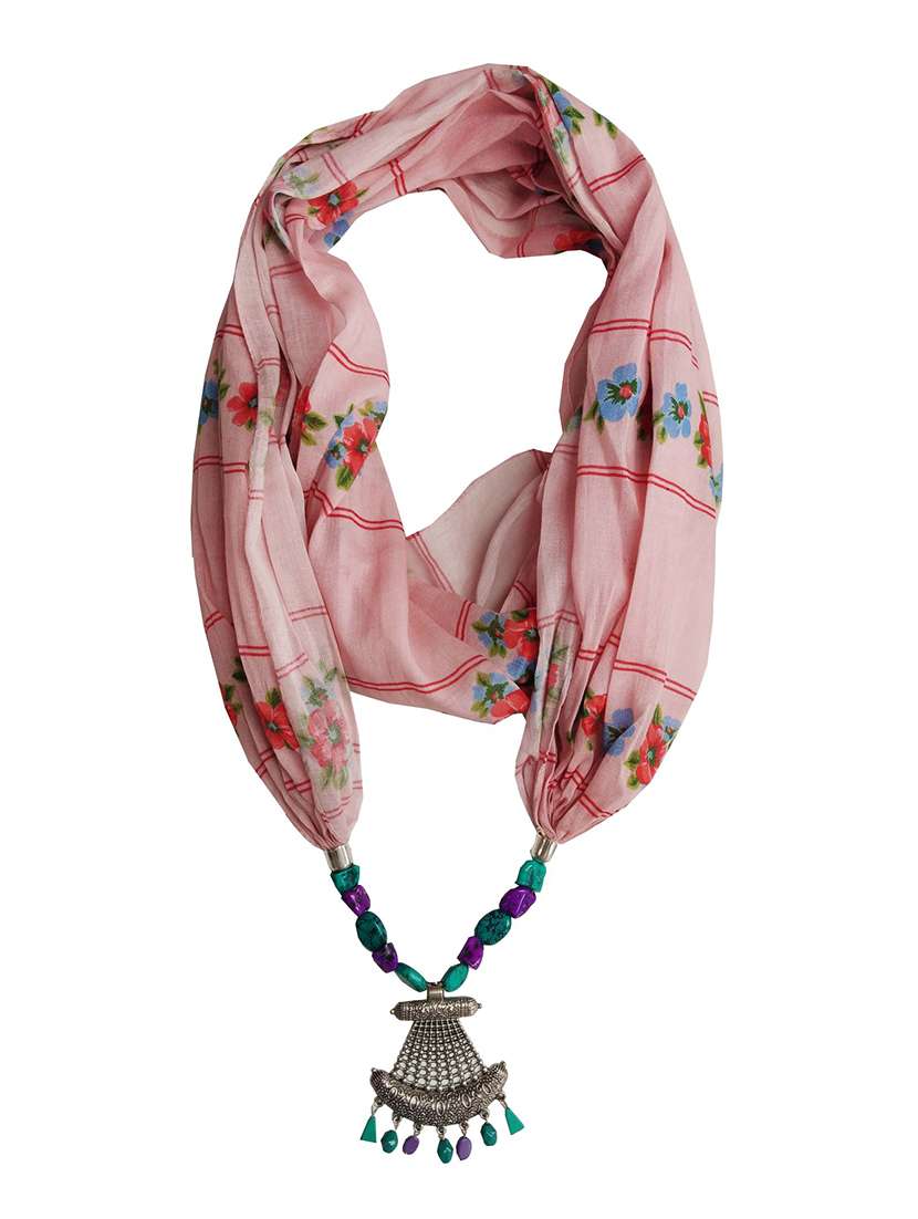 women floral printed scarf