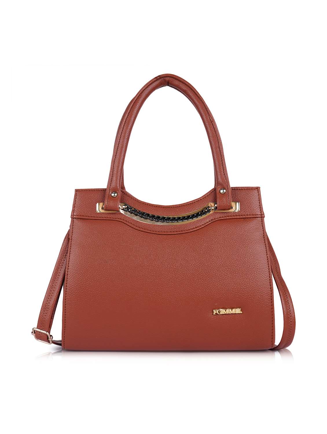 women solid structure handheld bag