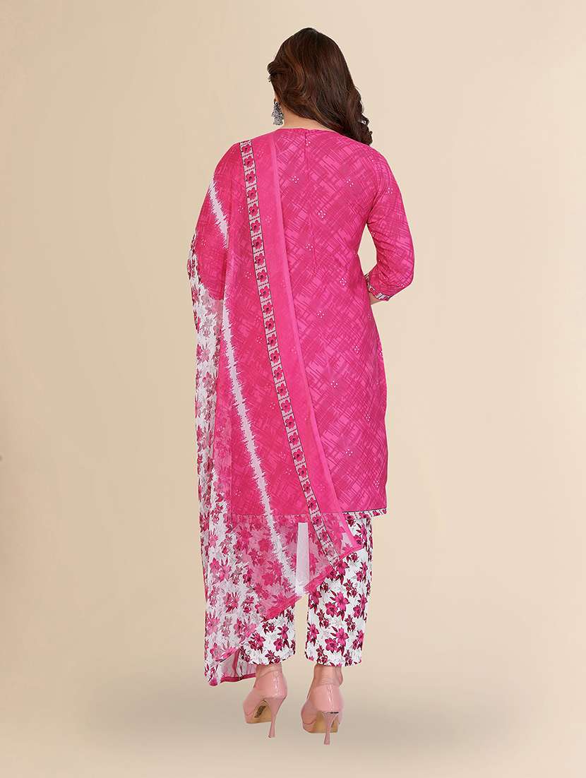 women printed unstitched suit set - 22237828 -  Standard Image - 3