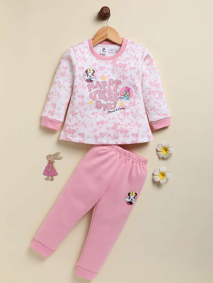 girs printed full length co-ord set