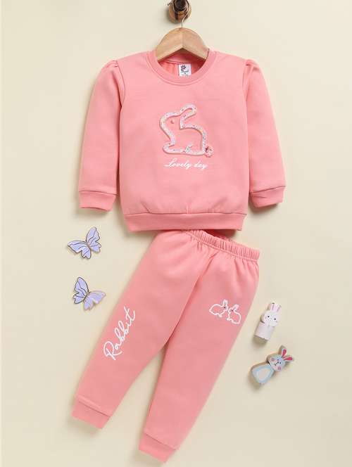 girls printed long sleeve full lenght set - 22238752 -  Standard Image - 0