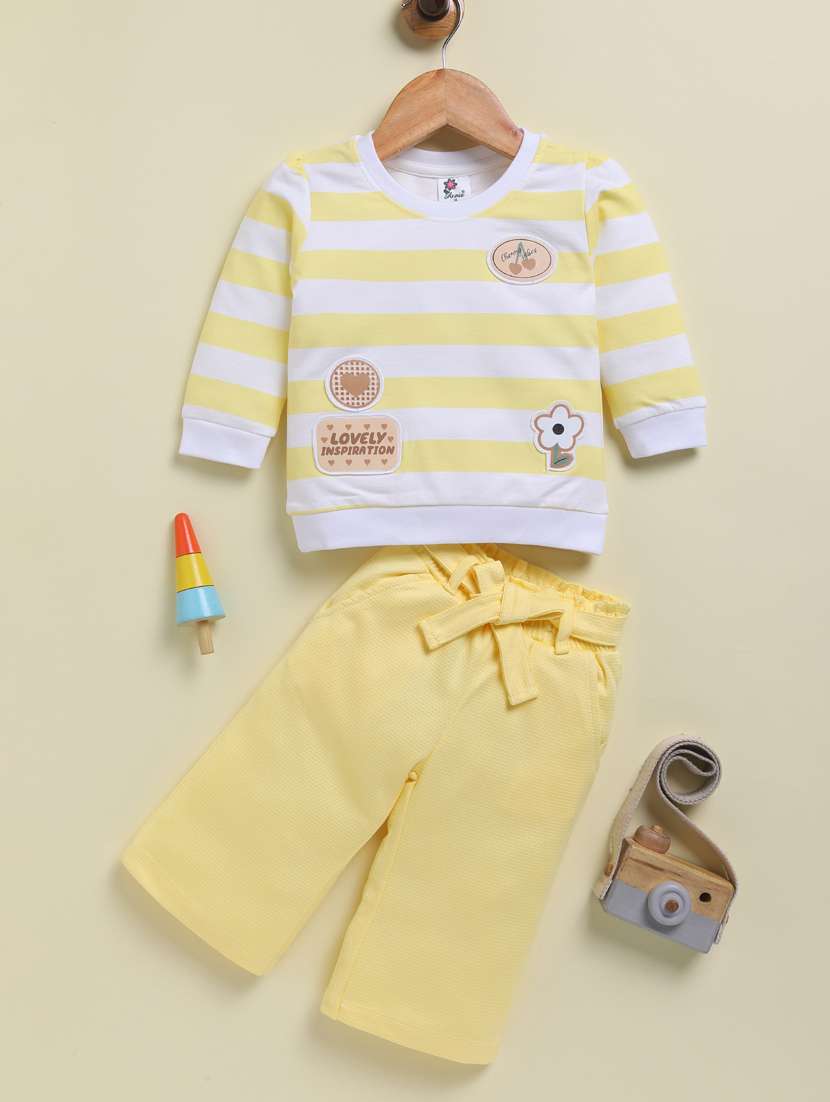 girls printed long sleeve full lenght set