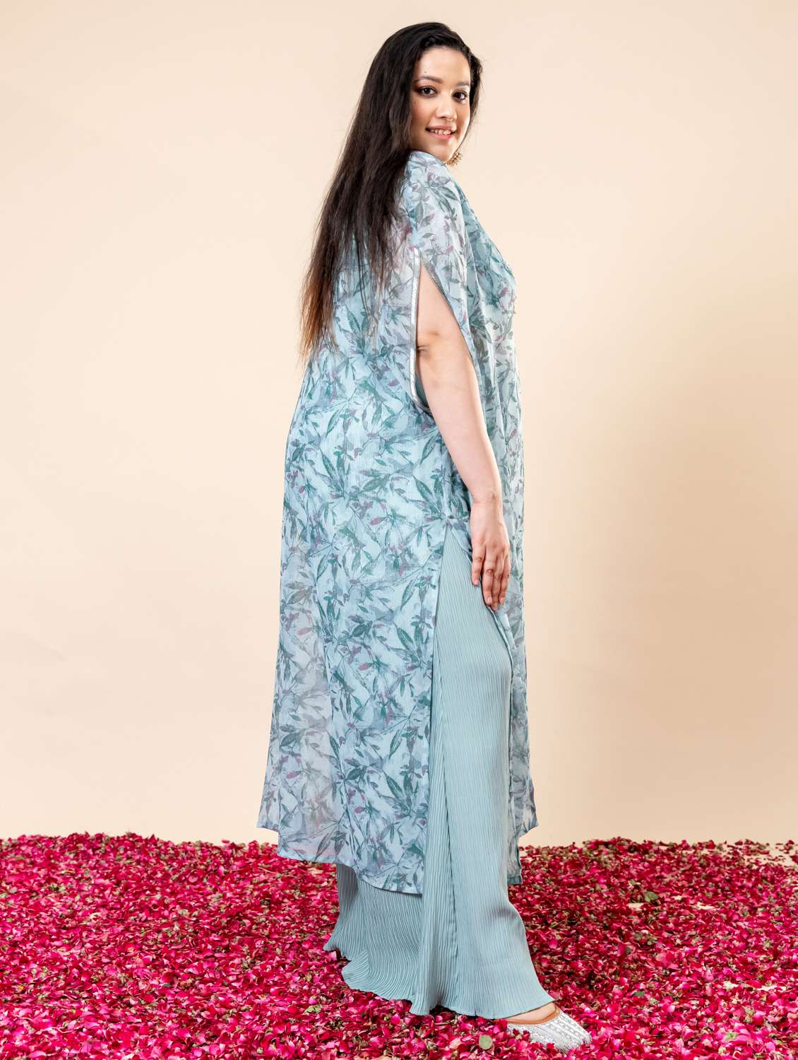 women plus size sweetheart neck fusion set - 22238811 -  Standard Image - 3