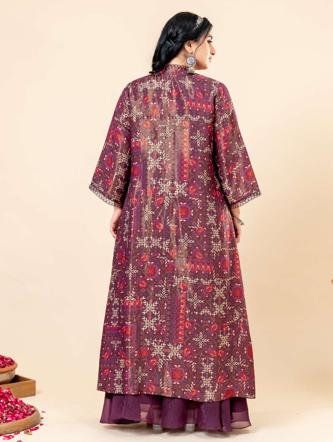 women plus size sweetheart neck fusion set - 22238813 -  Standard Image - 3