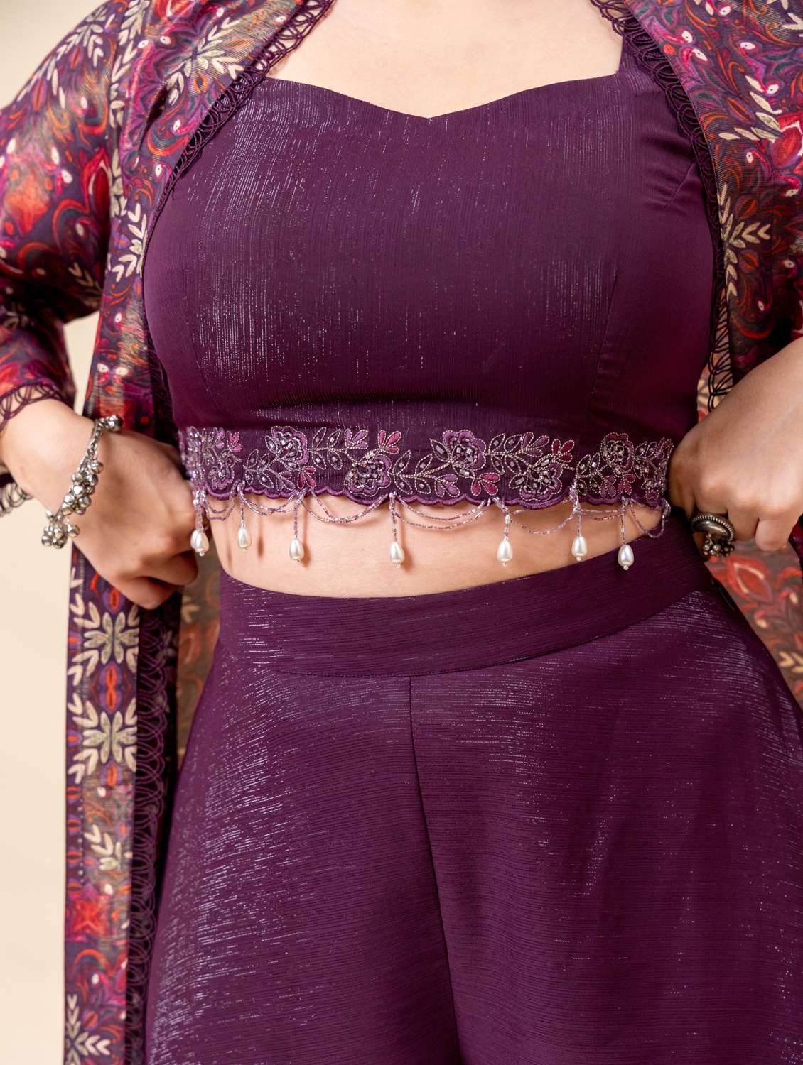 women plus size sweetheart neck fusion set - 22238813 -  Standard Image - 5