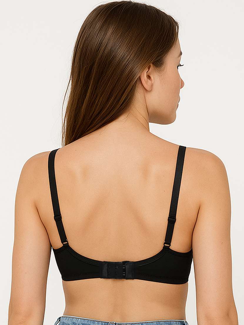 women solid non padded full coverage t-shirt bra - 22238836 -  Standard Image - 3