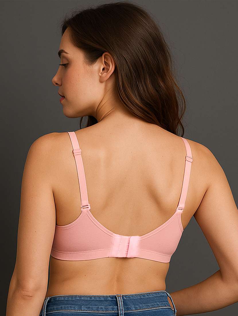 women solid non padded full coverage t-shirt bra - 22238839 -  Standard Image - 3