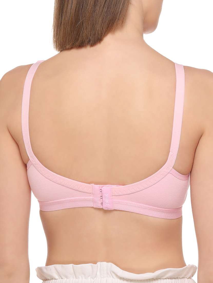 women solid non padded full coverage t-shirt bra - 22238846 -  Standard Image - 3