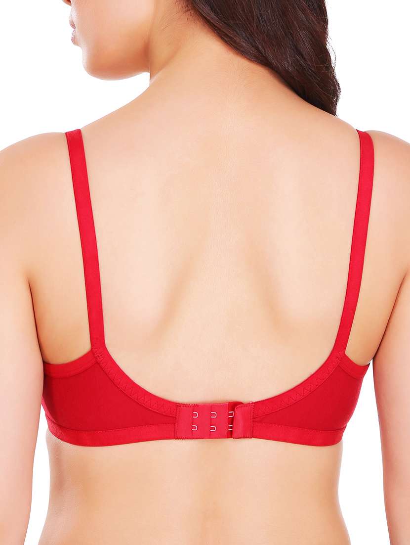women solid non padded full coverage t-shirt bra - 22238850 -  Standard Image - 3