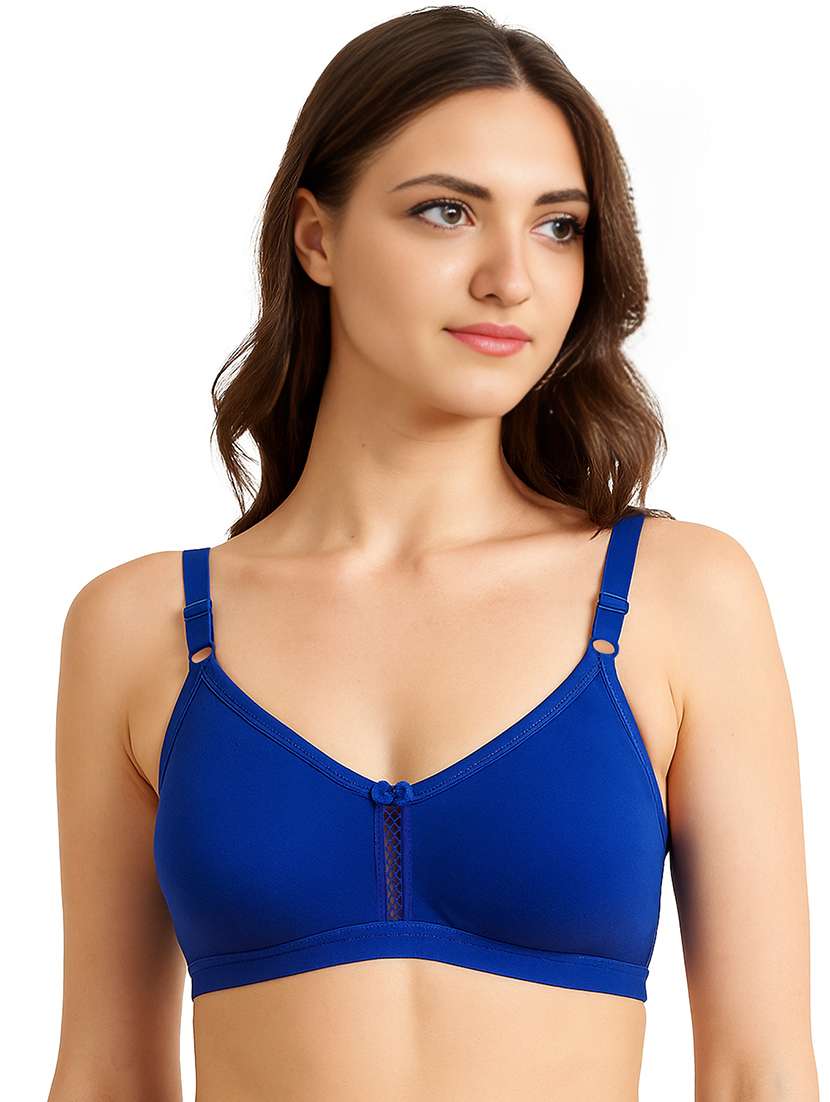 women solid non padded full coverage t-shirt bra