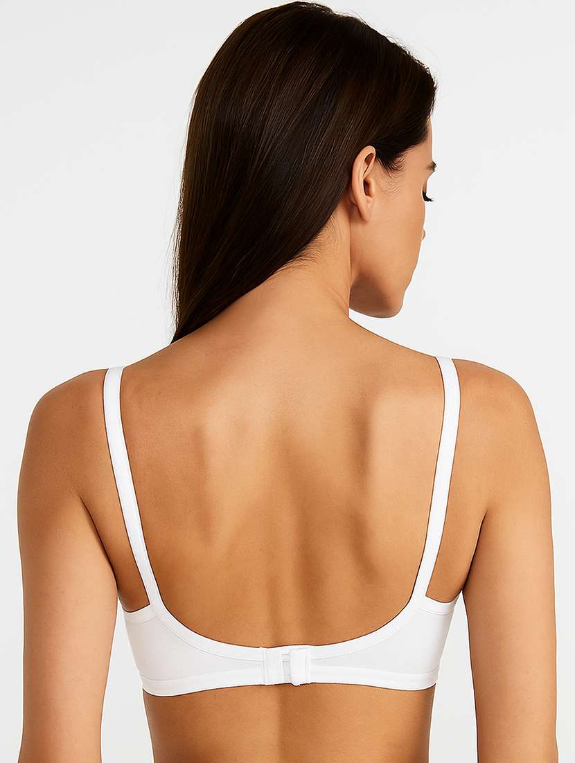 women solid non padded full coverage t-shirt bra - 22238853 -  Standard Image - 3