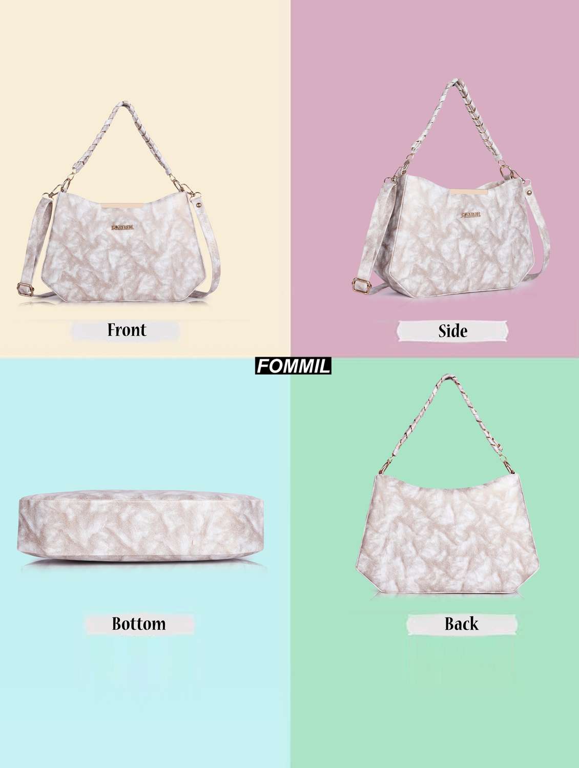 women printed structure handheld bag - 22238860 -  Standard Image - 3