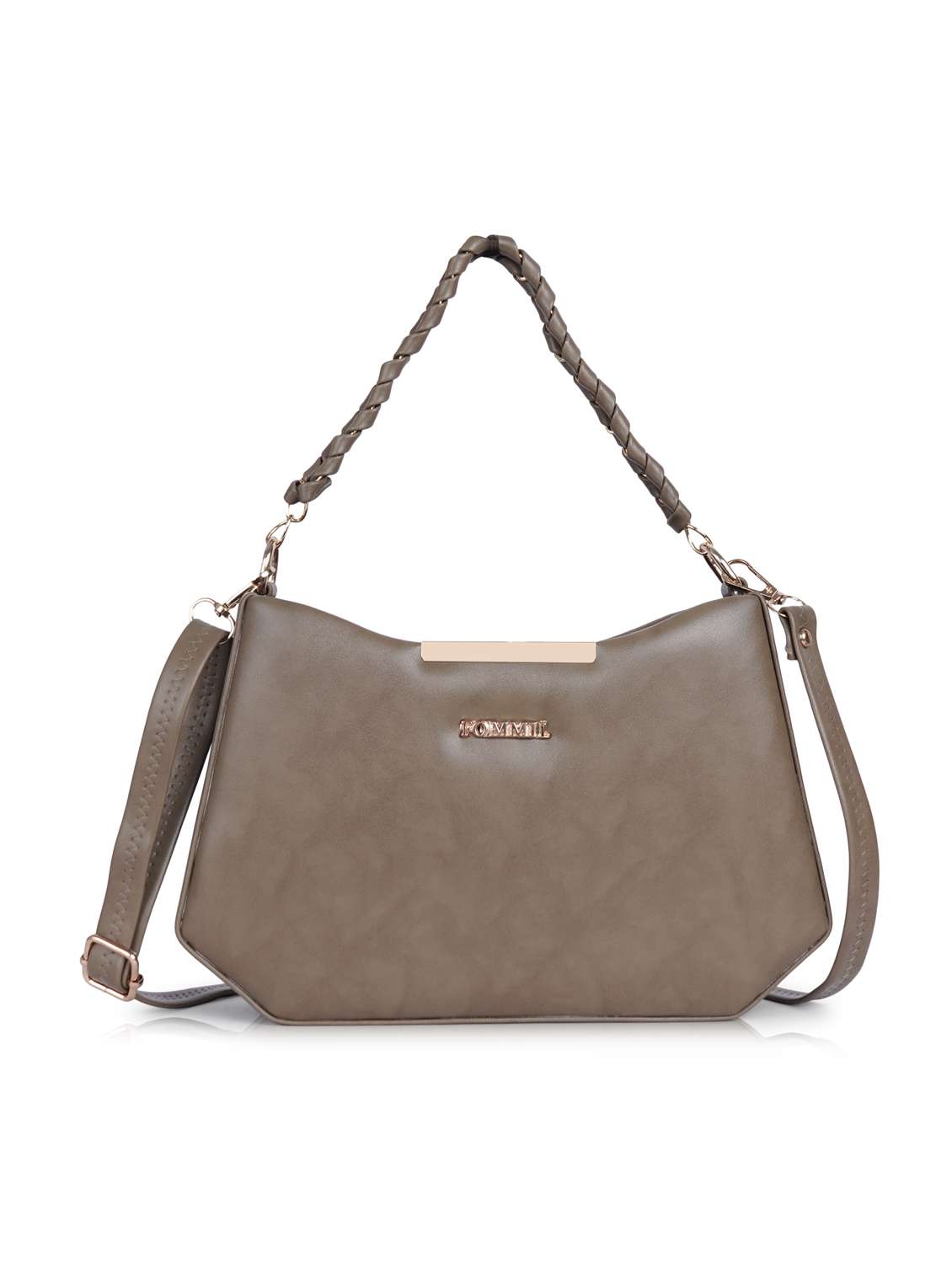 women printed structure handheld bag