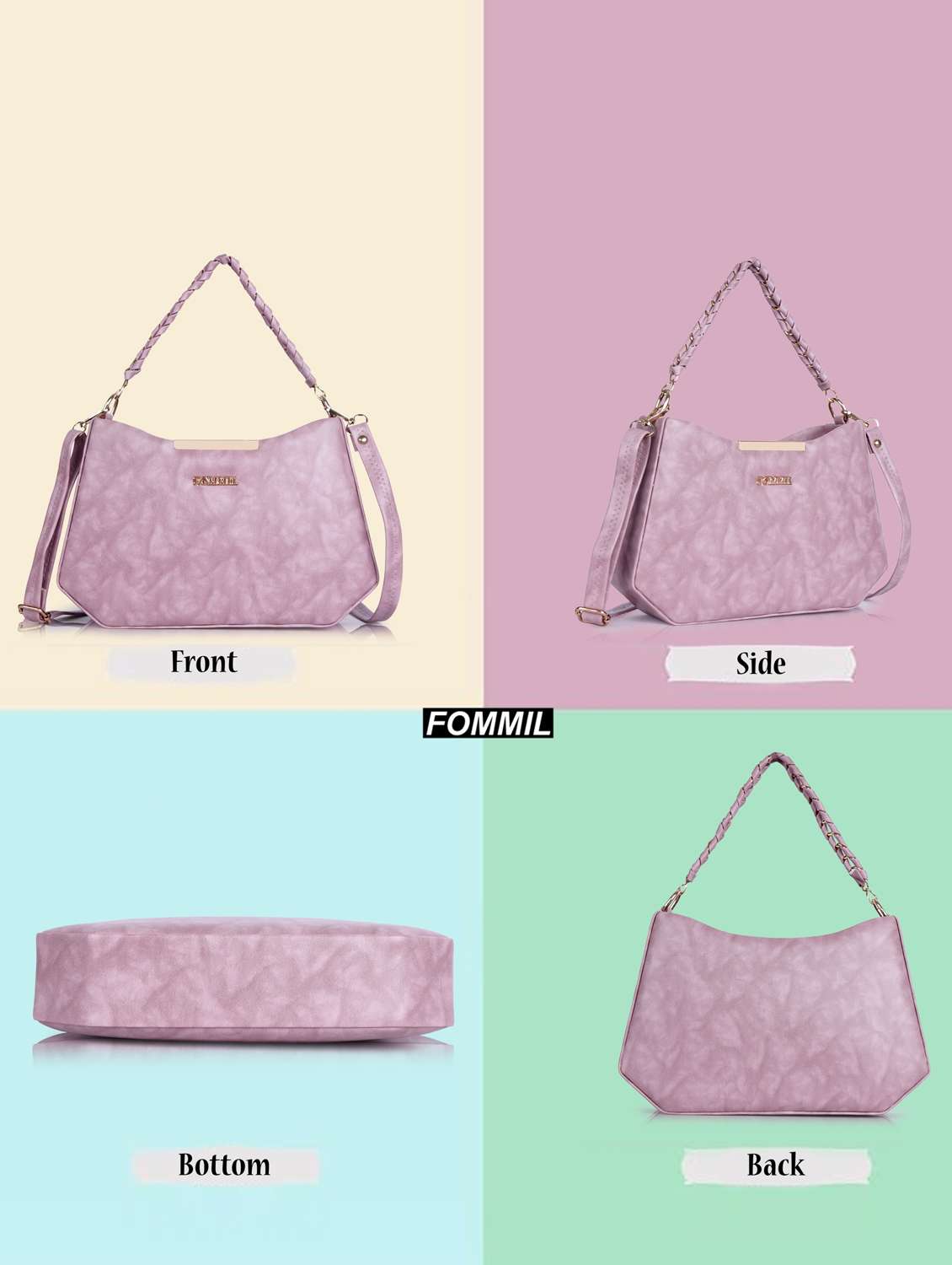 women printed structure handheld bag - 22238862 -  Standard Image - 3