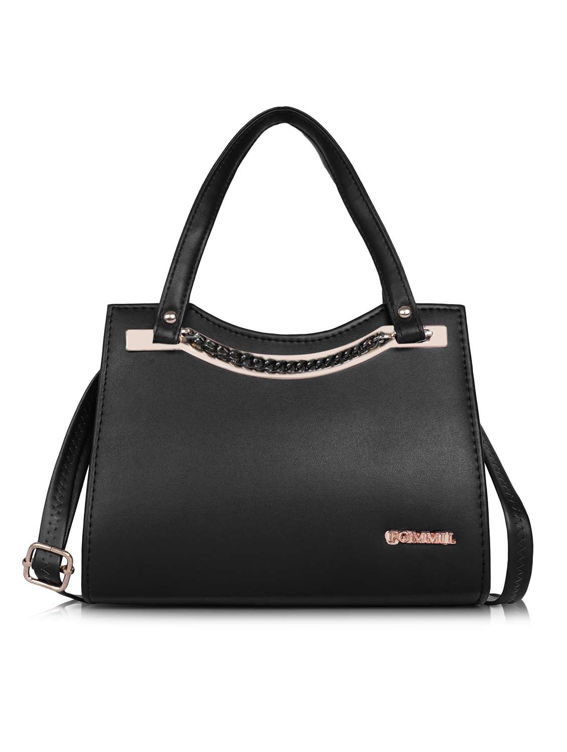 women solid structure handheld bag - 22238864 -  Zoom Image - 0