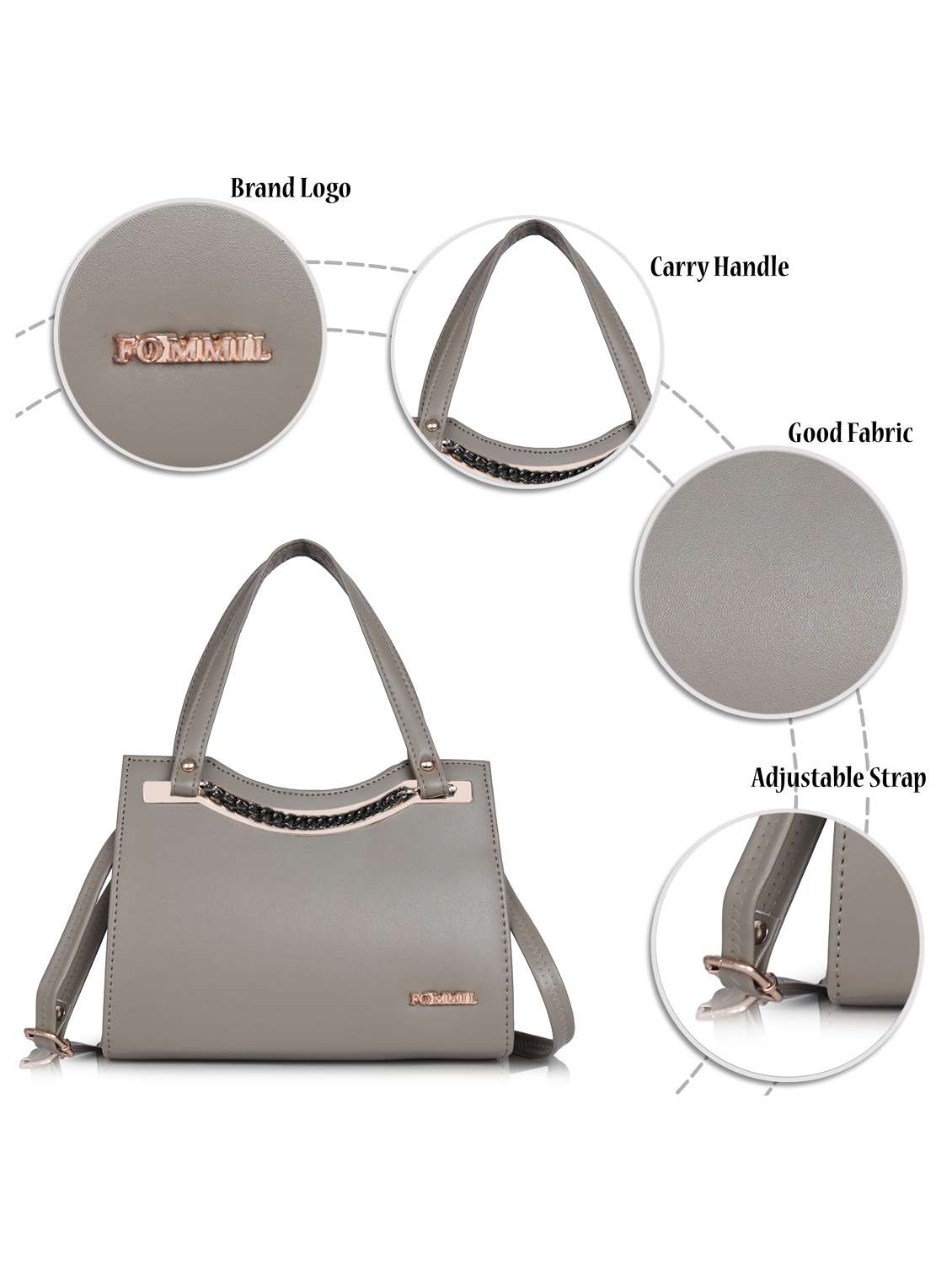 women solid structure handheld bag - 22238866 -  Standard Image - 3