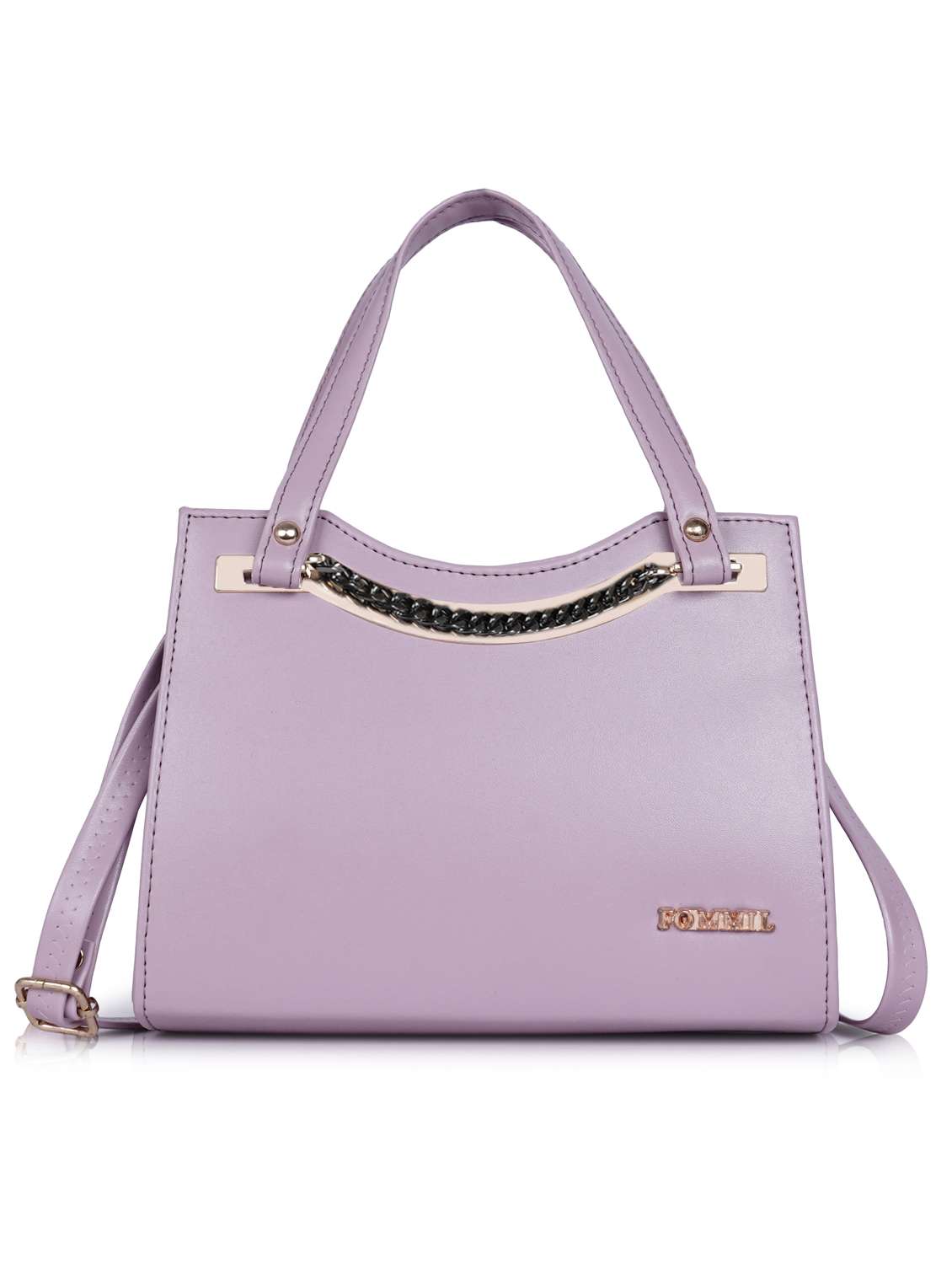 women solid structure handheld bag