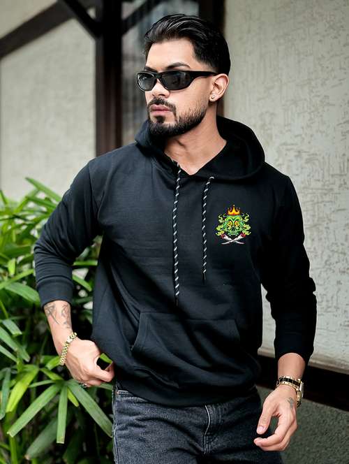 men printed long sleeve regular fit sweatshirt - 22238932 -  Standard Image - 0