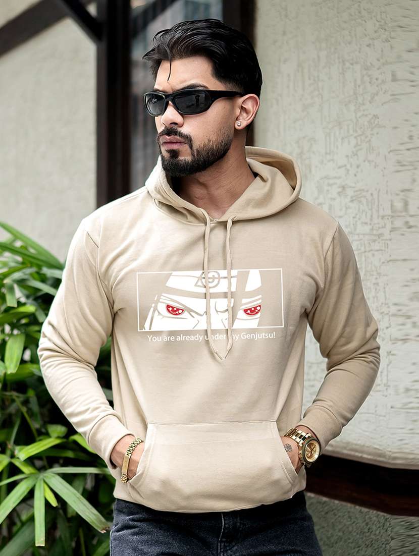 men graphic long sleeve regular fit sweatshirt