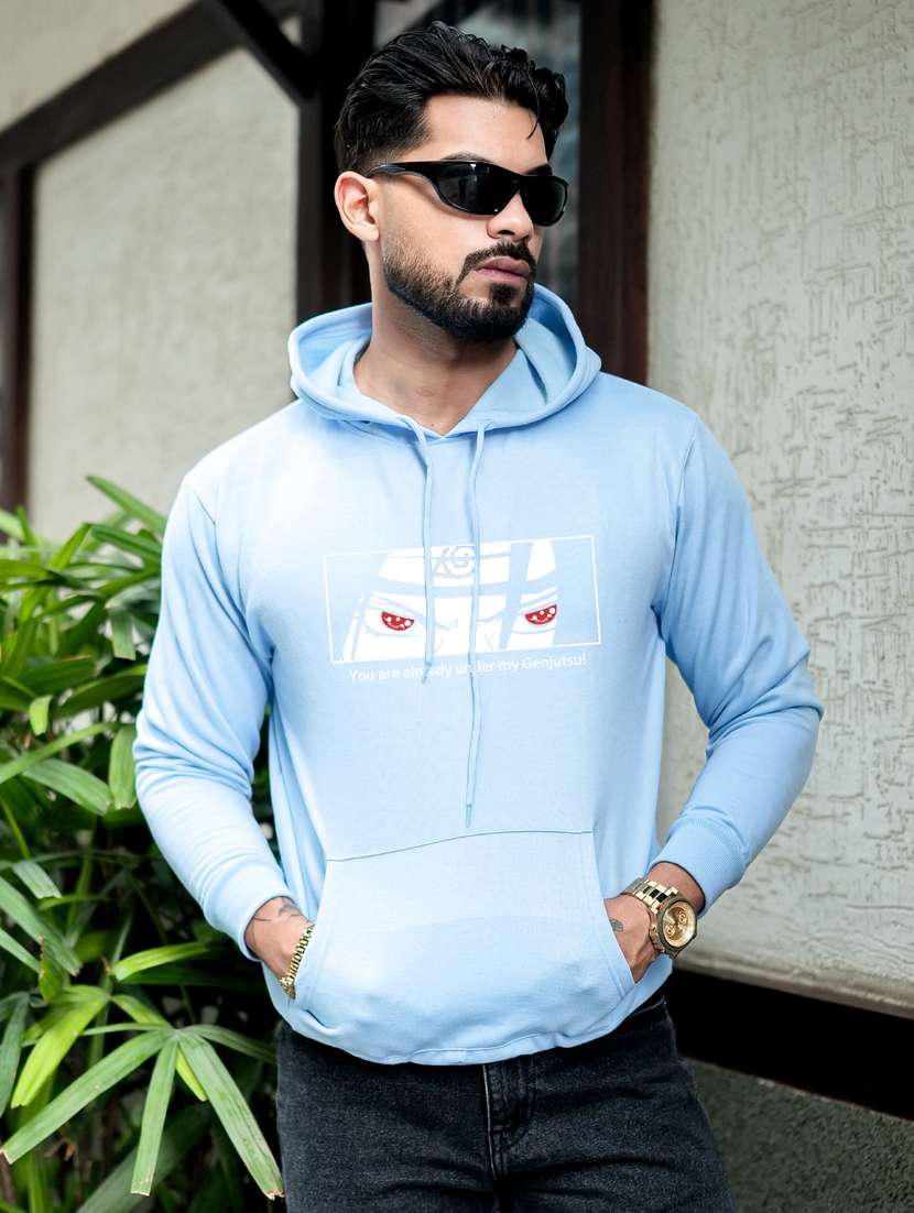 men graphic long sleeve regular fit sweatshirt