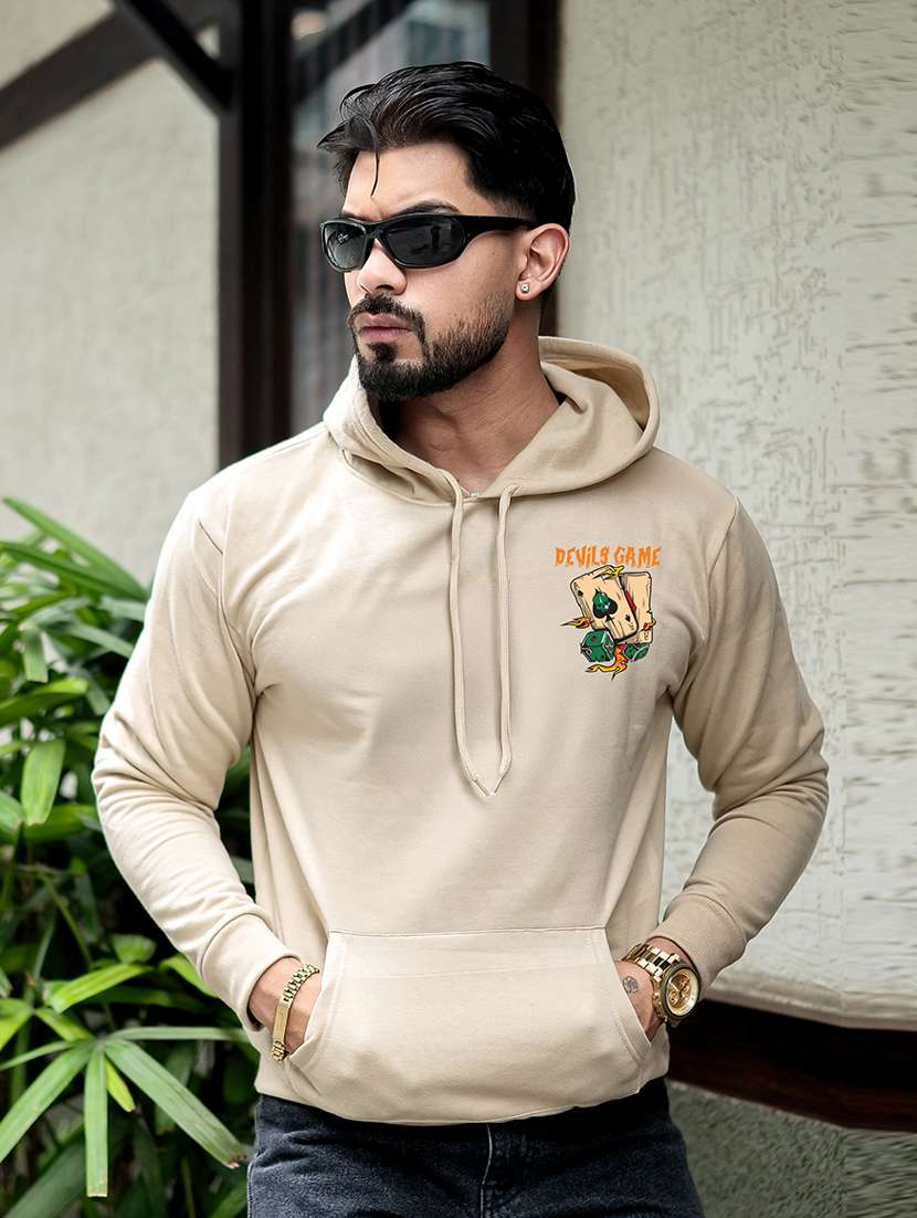 men printed long sleeve regular fit sweatshirt