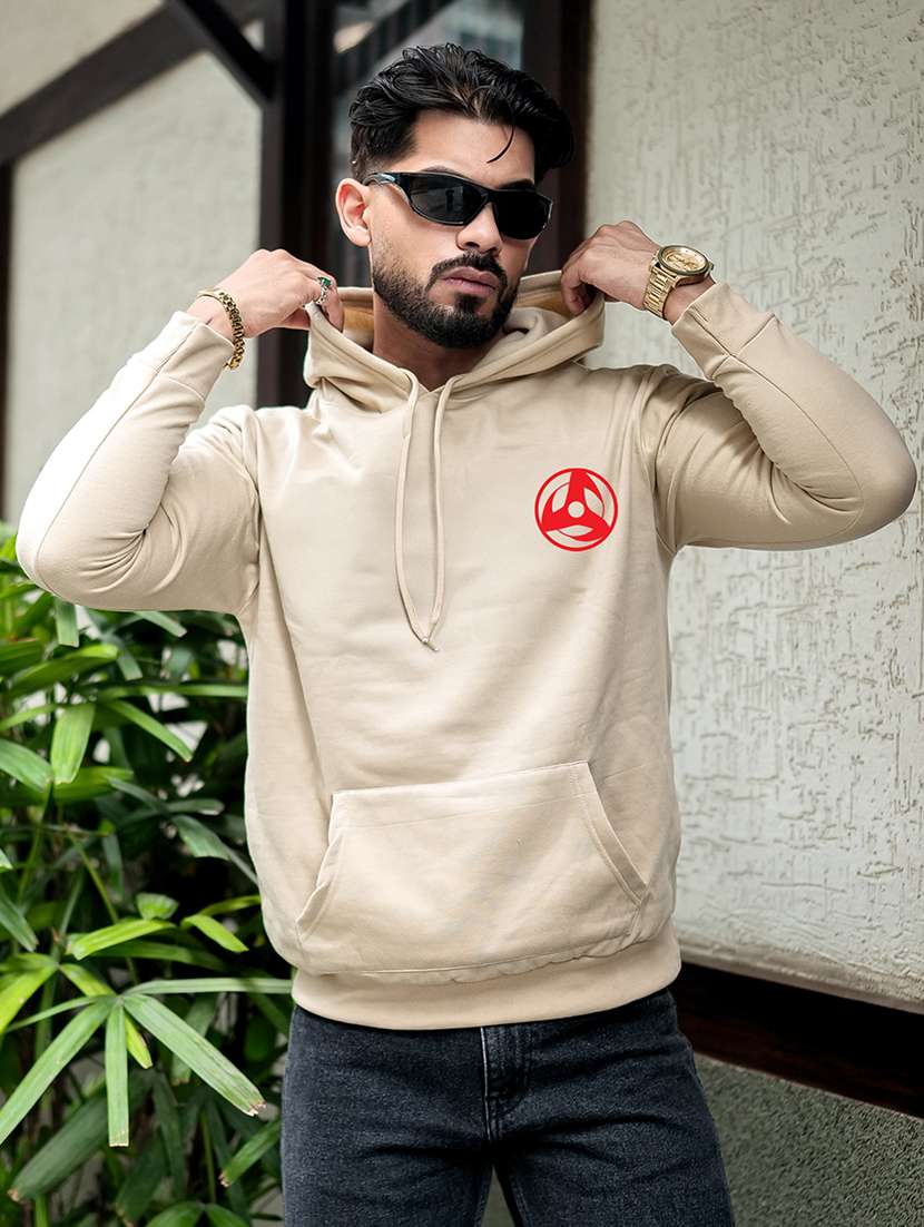 men graphic long sleeve regular fit sweatshirt