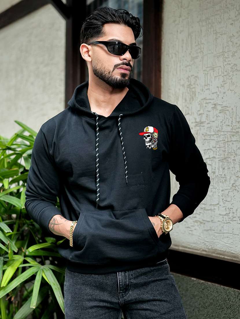 men graphic long sleeve regular fit sweatshirt