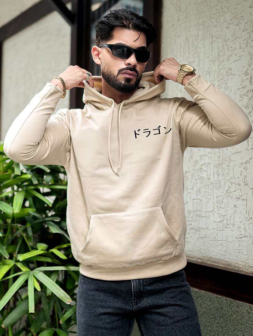 men printed long sleeve regular fit sweatshirt