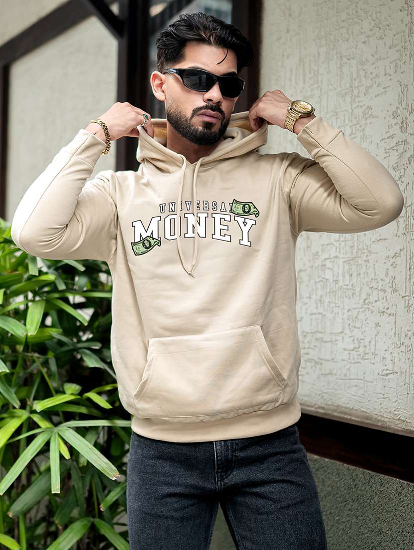 men printed long sleeve regular fit sweatshirt