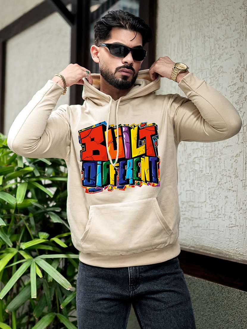 men typographic long sleeve regular fit sweatshirt