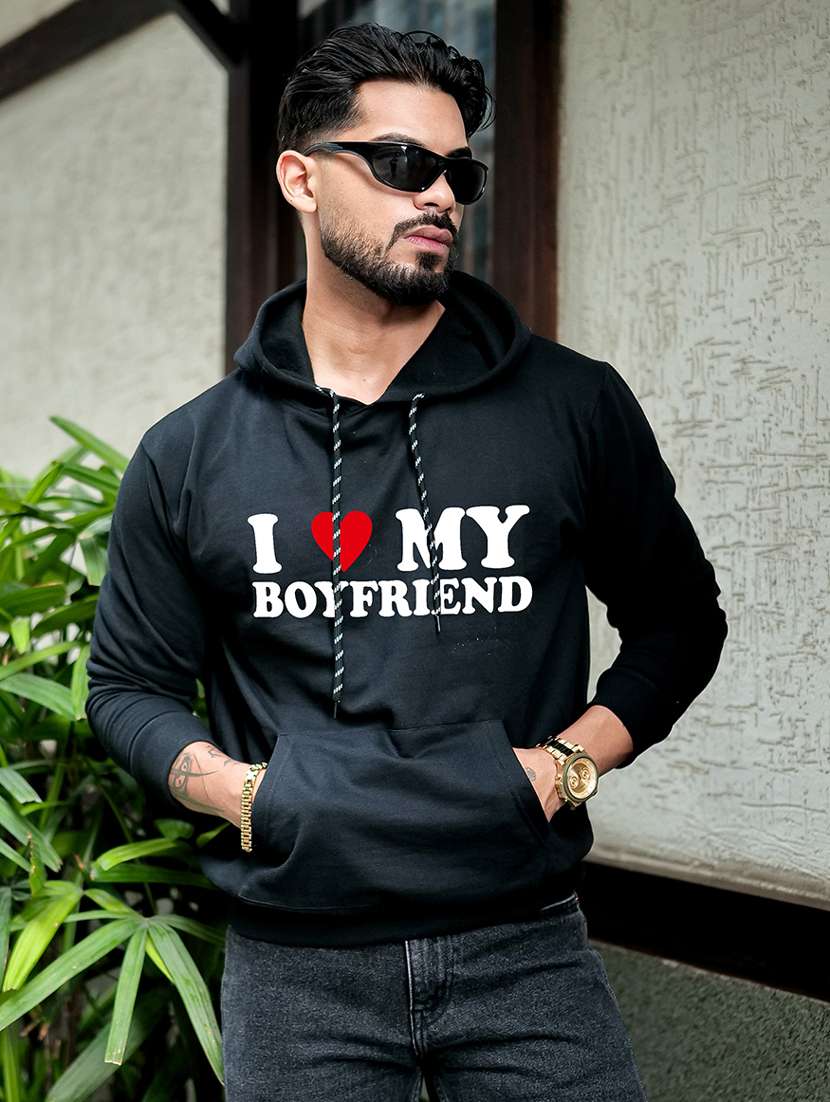 men typographic long sleeve regular fit sweatshirt