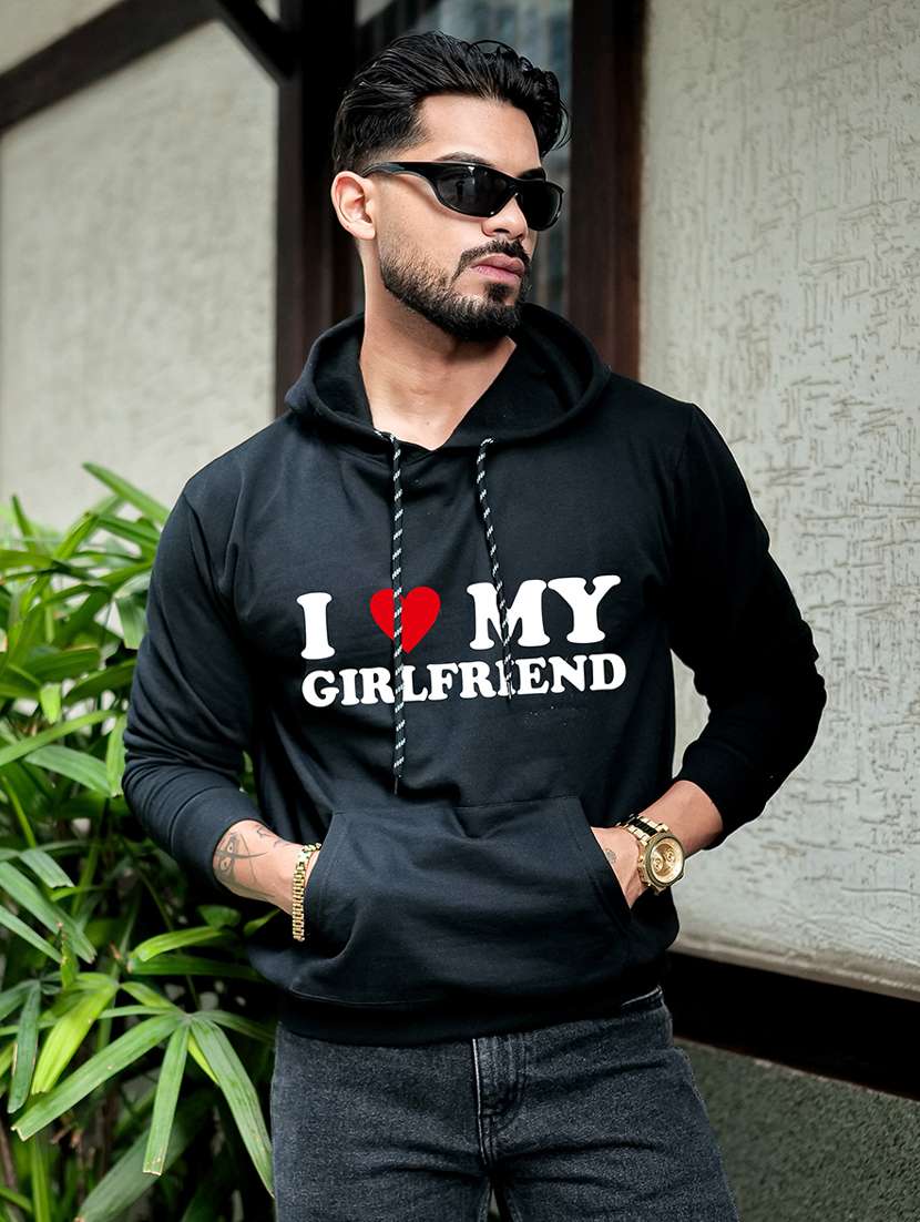 men typographic long sleeve regular fit sweatshirt