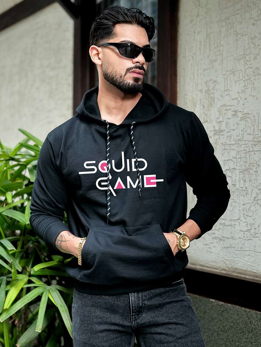 men typographic long sleeve regular fit sweatshirt
