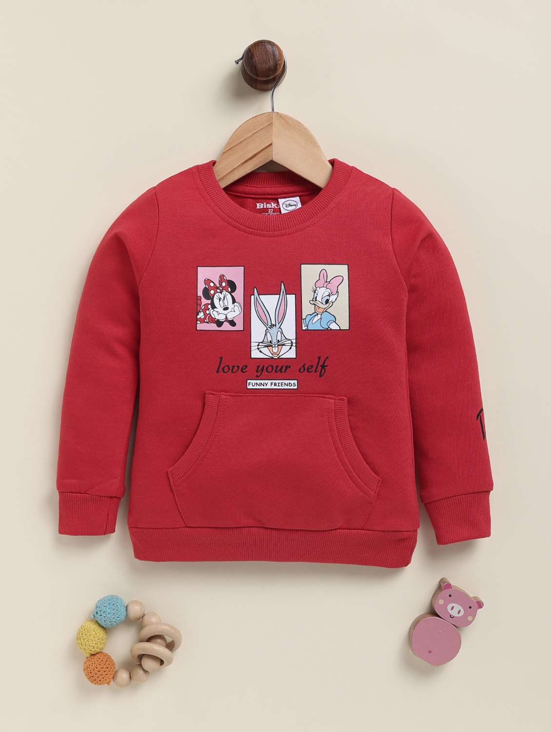 boys printed long sleeve sweatshirt