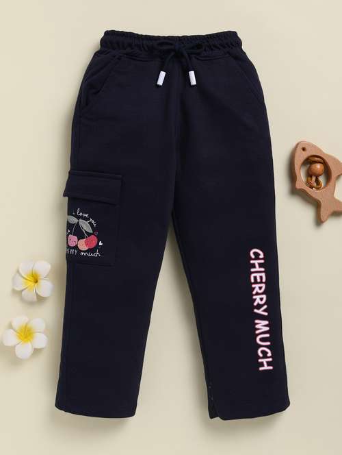 girls printed mid rise cargo - 22239084 -  Standard Image - 0