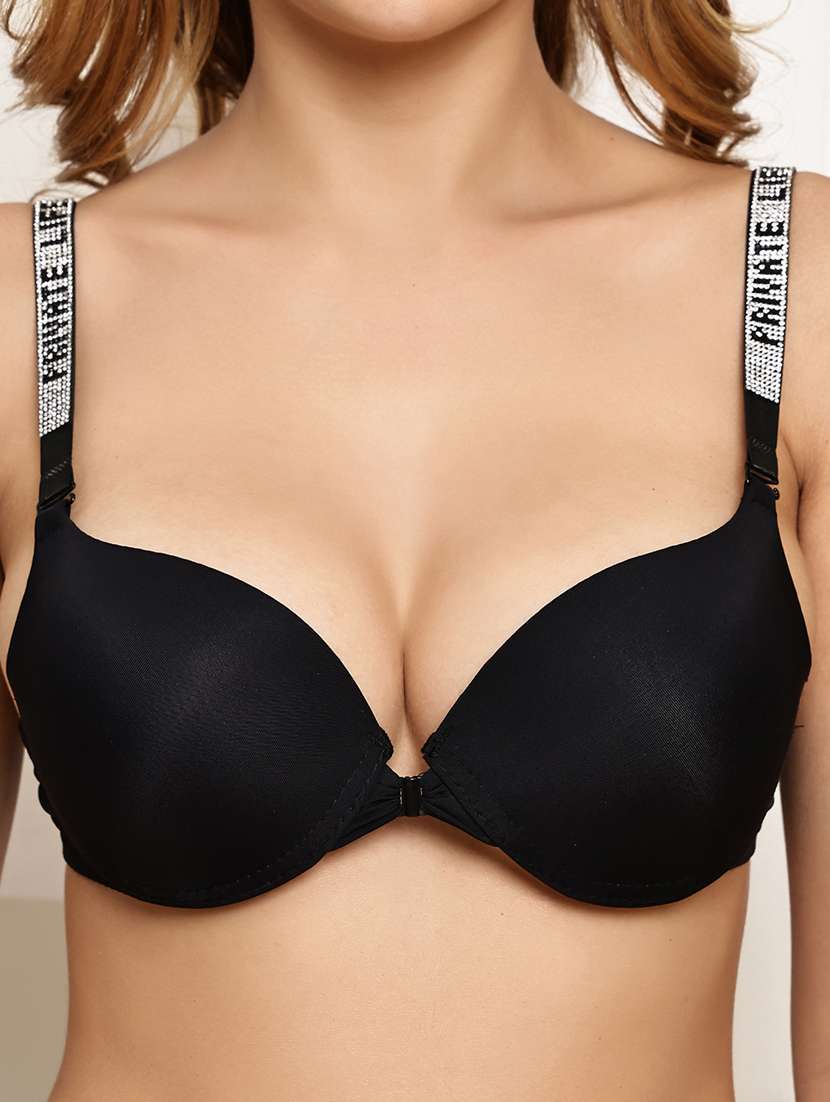 women solid lightly padded push up bra - 22239089 -  Standard Image - 5
