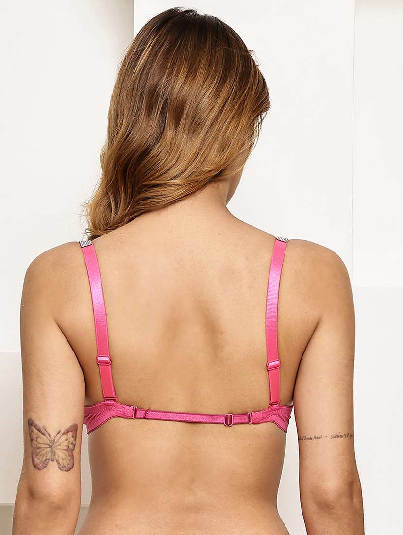 women solid underwired push up bra - 22239094 -  Standard Image - 3