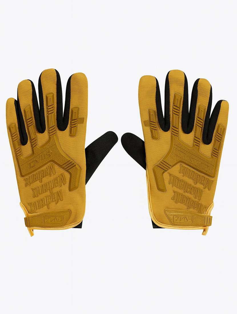 men solid full-finger tactical gloves