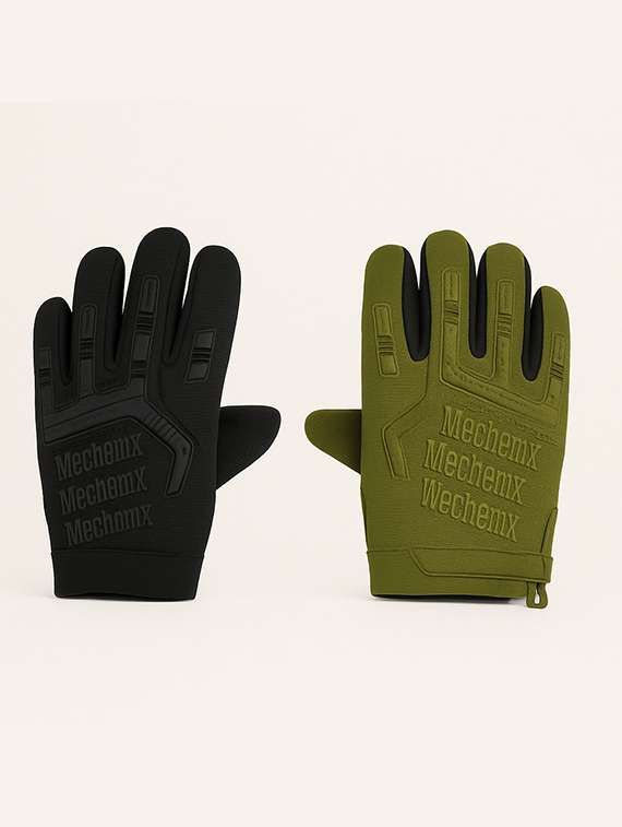 men pack of 2 solid full-finger tactical gloves - 22239115 -  Standard Image - 3
