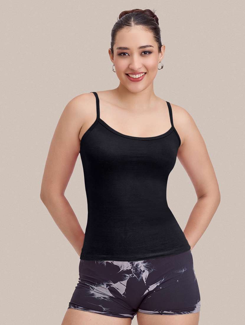 women solid sleeveless camisole