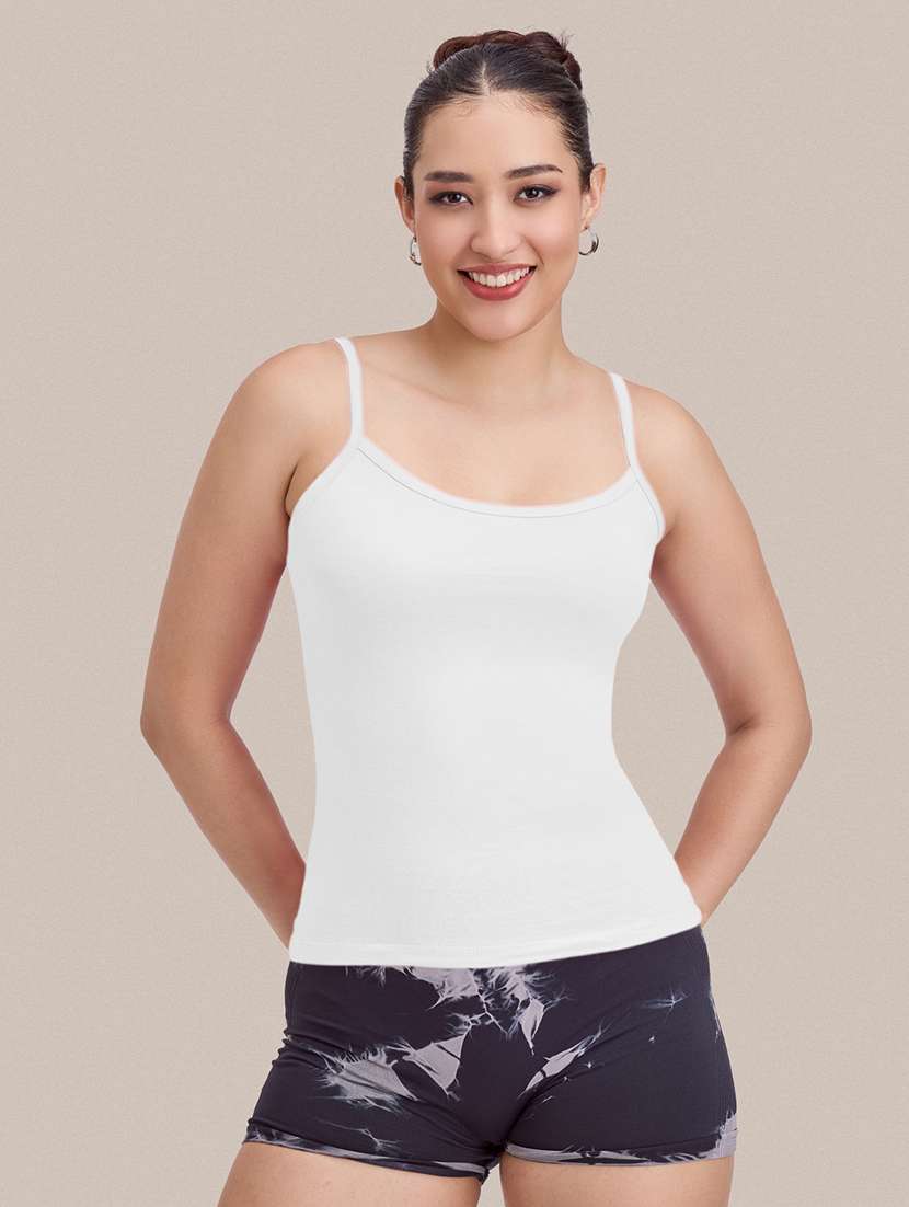 women solid sleeveless camisole